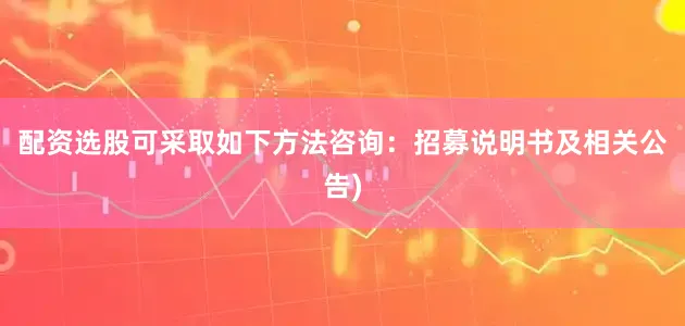 配资选股可采取如下方法咨询：招募说明书及相关公告)